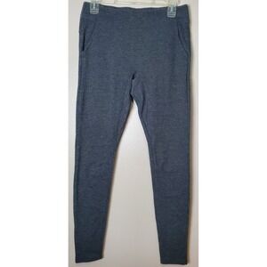 Lunya Women's Medium‎ Gray Leggings Loungewear Casual Comfort Pockets Cotton